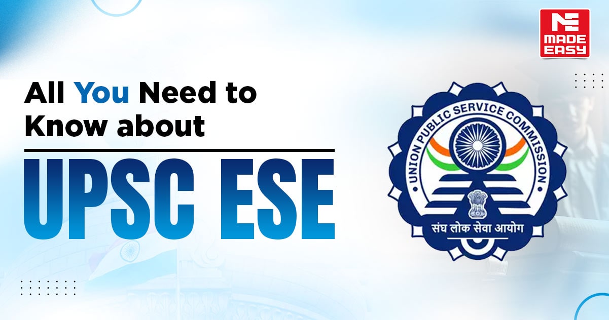 UPSC ESE 2025  Engineering Services Examination - MADE EASY