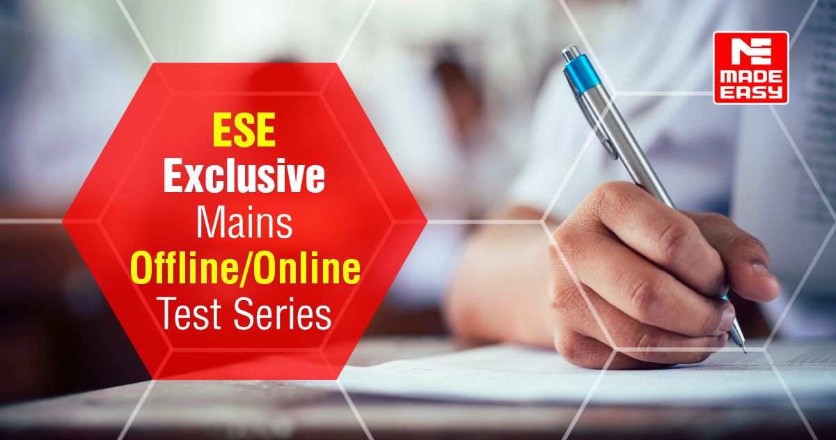 ESE Mains Test Series OnlineOffline MADE EASY