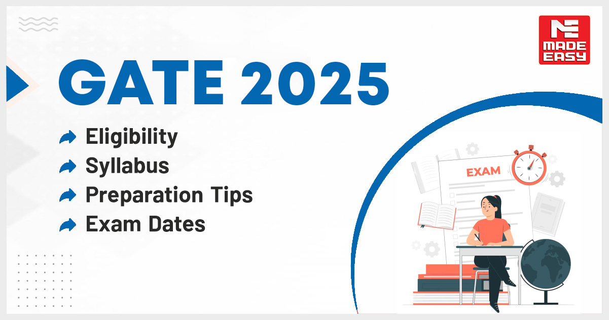 GATE 2025 Exam Dates, Eligibility, Syllabus, Preparation Tips