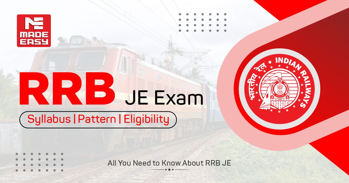 RRB JE Exam Updated Syllabus, Eligibility and Exam Date