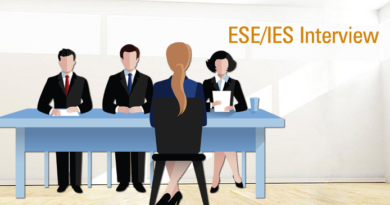 Strategy for Facing ESE/IES interview