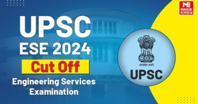 UPSC ESE 2024 Cut Off Engineering Services Examination