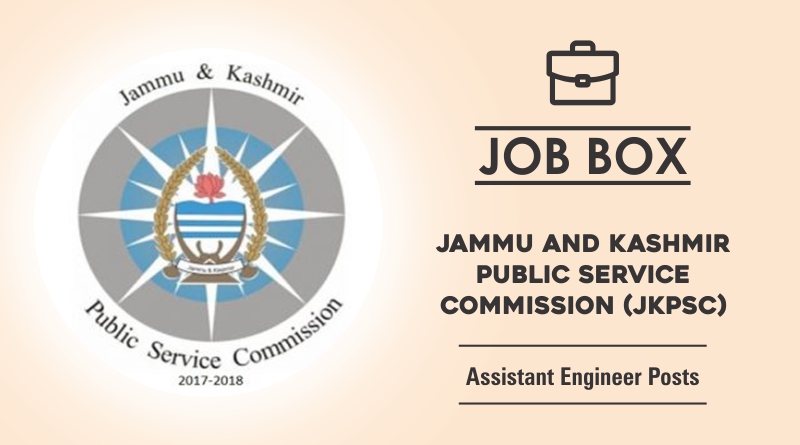 JKPSC Recruitment for the Posts of Assistant Engineer