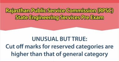Rajasthan Public Service Commission (RPSC) AEN Pre Exam