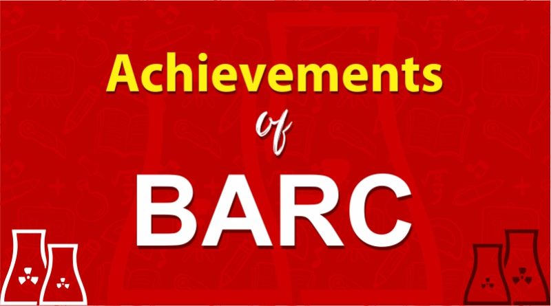 Achievements of BARC