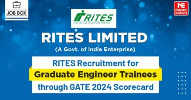 RITES Recruitment for Graduate Engineer Trainees through GATE 2024 Scorecard