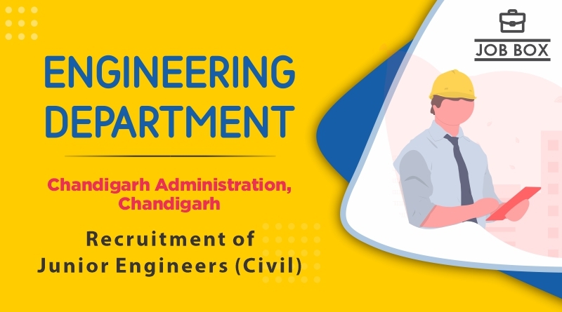 Chandigarh Administration Recruitment 2021 for Junior Civil Engineers