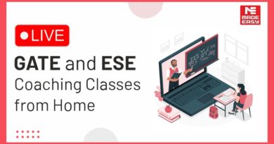 Live GATE and ESE Coaching Classes from Home