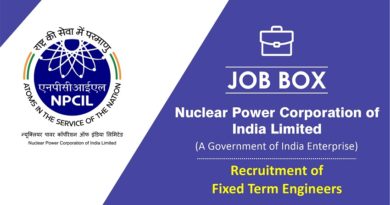 NPCIL Recruitment 2021 for Fixed Term Engineers | Engineering Jobs