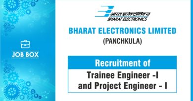 Bharat Electronics Limited Recruitment 2021