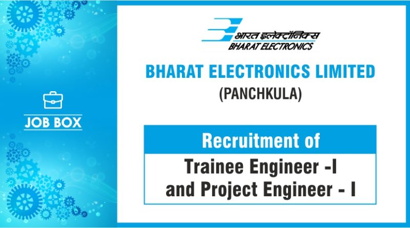 Bharat Electronics Limited Recruitment 2021