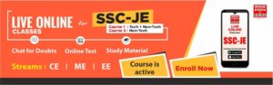 ssc je live online course ad unit