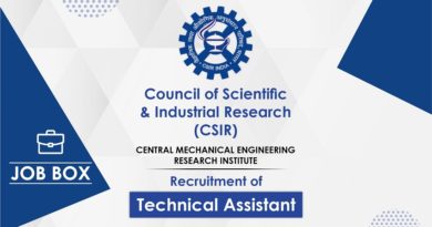 CSIR Recruitment 2021 for Technical Assistant