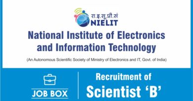 Nielit Recruitment 2021 for Scientist 'B', Apply Online