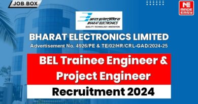 BEL Trainee Engineer and Project Engineer Recruitment 2024