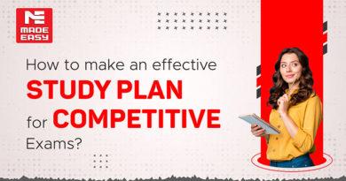 How to make an effective Study Plan for Competitive Exams?