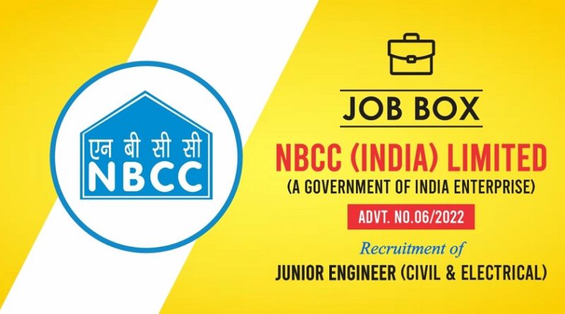 NBCC RecruitmentNBCC India Limited Recruitment 2022