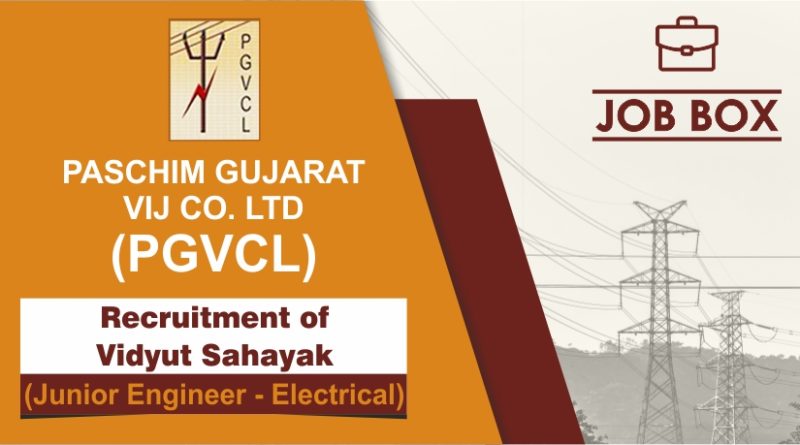 PGVCL Recruitment 2022 for Junior Engineer Electrical