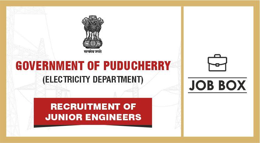 Puducherry Recruitment for Junior Engineers