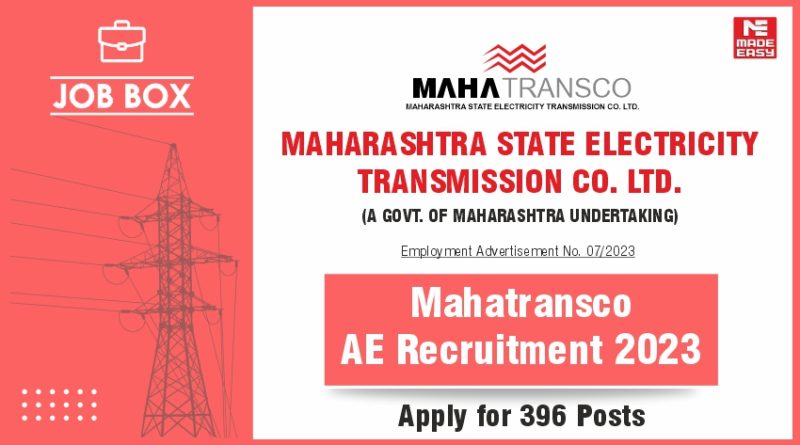 Mahatransco Assistant Engineer Recruitment 2023