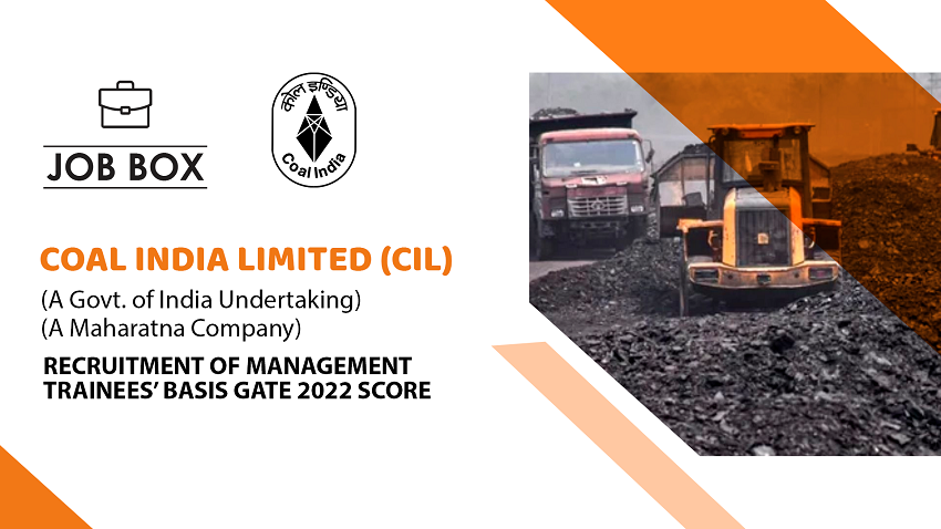 CIL Recruitment of Management Trainees Through GATE 2022 Score