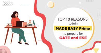 Top 10 reasons to join MADE EASY Prime to prepare for GATE and ESE