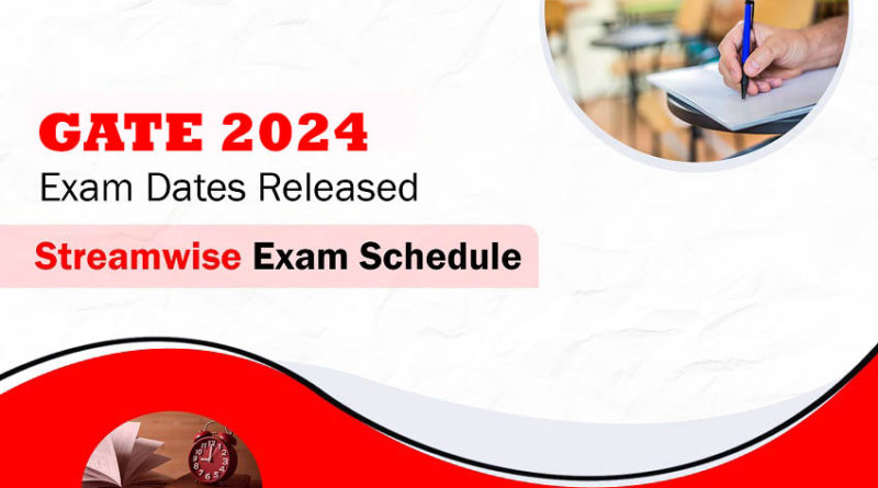 GATE 2023 Exam Dates Released