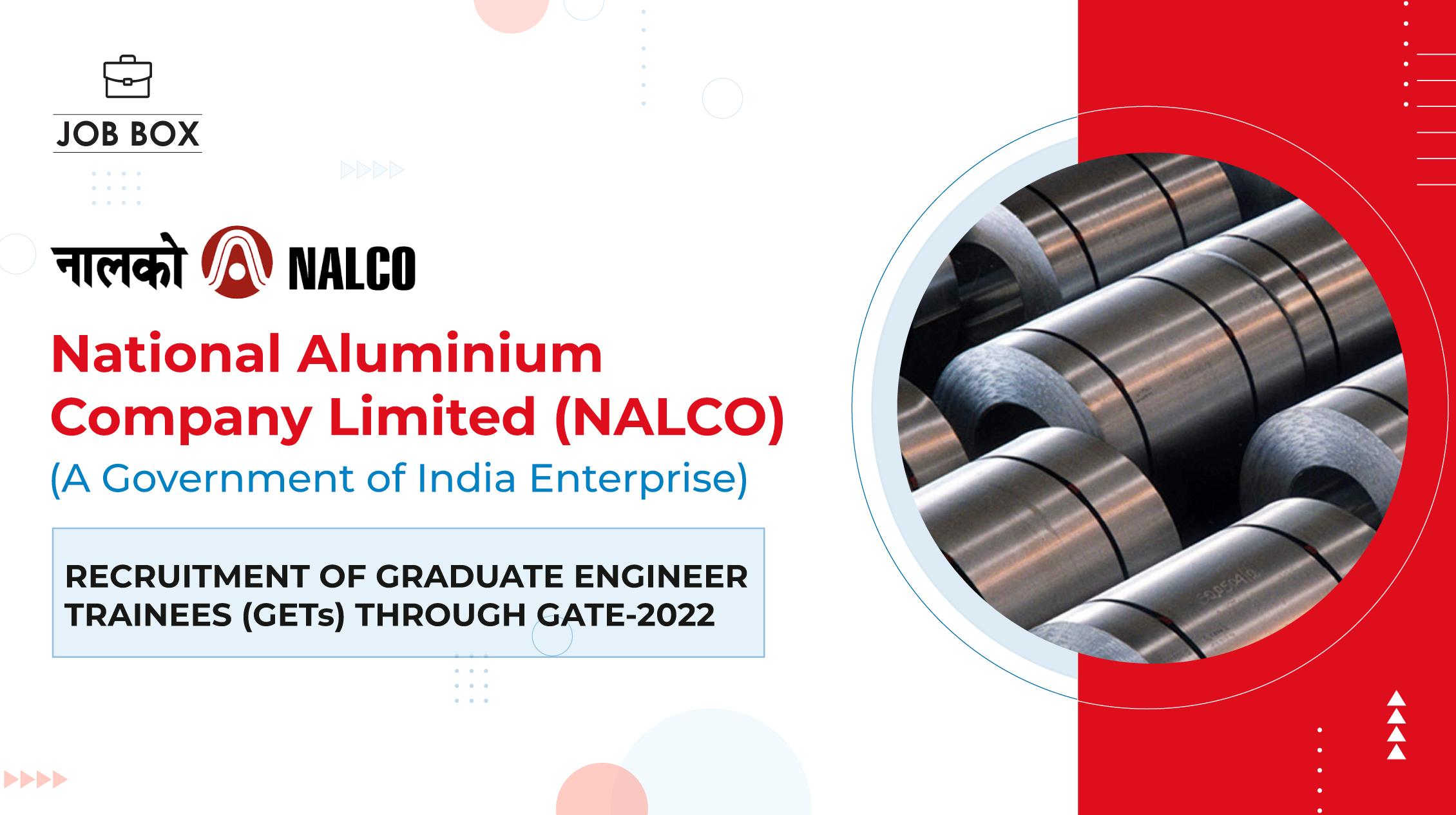 NALCO Recruitment through GATE 2022