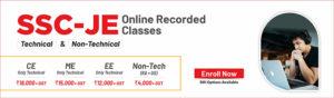 ssc je online recorded classes