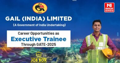 GAIL Recruitment through GATE 2025 for Executive Trainee