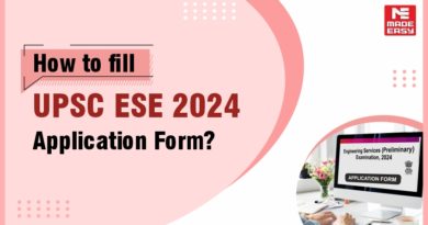 How to fill UPSC ESE 2024 Application Form?