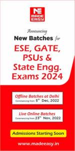 new batches gate ese psus state engg exams 2024