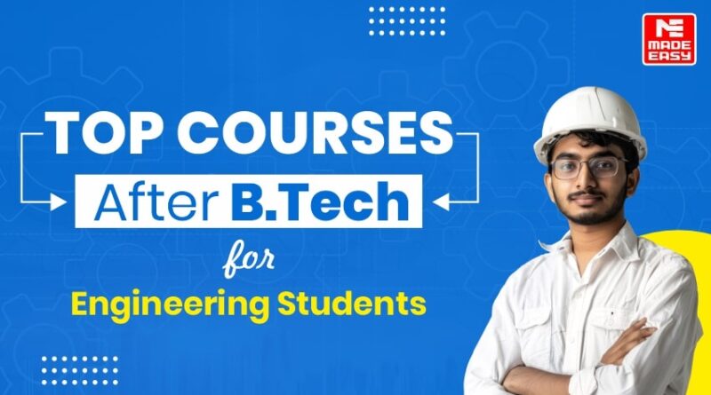 Top Courses After B.Tech for Engineering Students