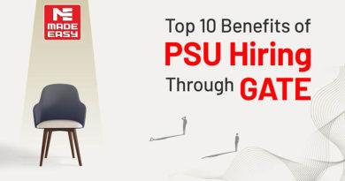 Top 10 Benefits of PSU Hiring Through GATE