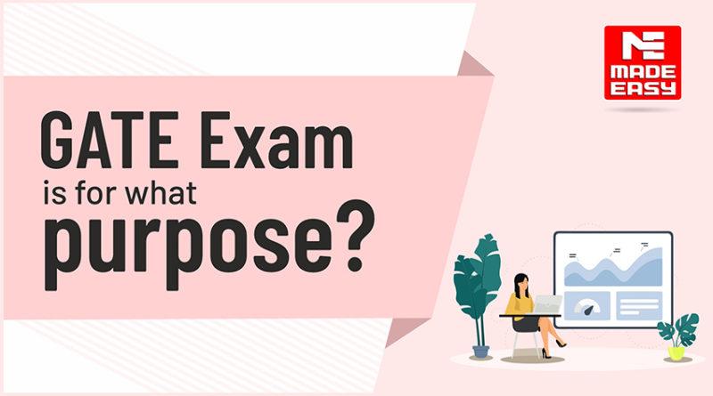 GATE Exam is for what purpose?