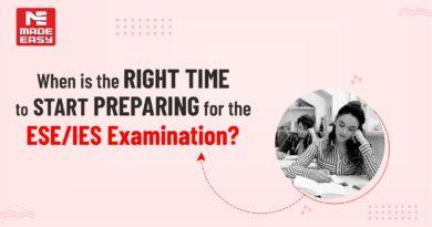 When is the right time to start preparing for the ESE/IES Examination?
