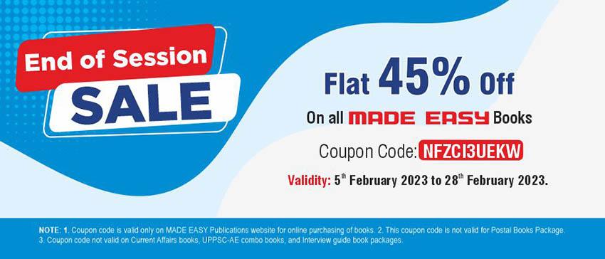 Flat 45% Off on All MADE EASY Books