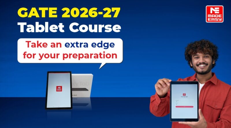 GATE 2026-2027 Tablet Course Take an extra edge for your preparation