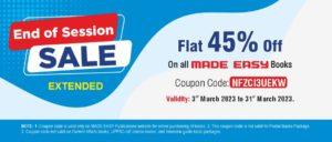 Flat 45% Off On All MADE EASY Books