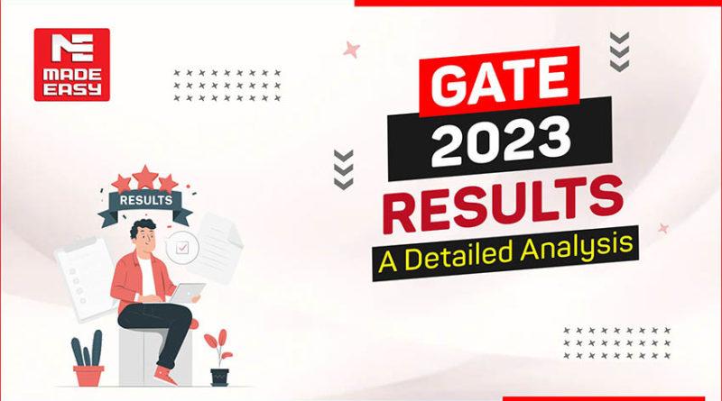 GATE 2023 Result declared by IIT Kanpur