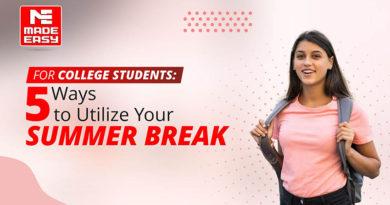 For College Students: 5 Ways to Utilize your Summer Break
