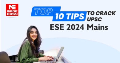Top 10 Tips To crack UPSC IES/ESE 2024 Mains