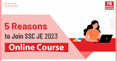 Top 5 Reasons to join SSC JE Online Course