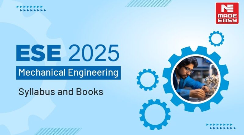 ESE Mechanical Engineering Books 2025 MADE EASY