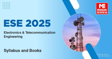 ESE 2025 Electronics & Telecommunication Engineering Syllabus and Books