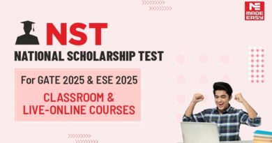 National Scholarship Test (NST) for Aspirants of ESE 2025 and GATE 2025