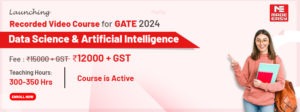 Recorded Video Course for GATE 2024