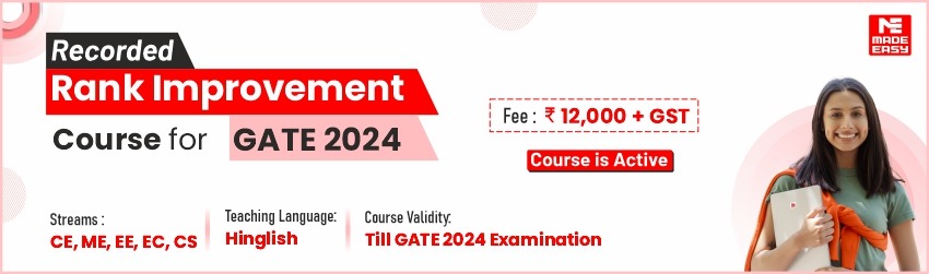 Rank Improvement Recorded Course for GATE EXAM 2024
