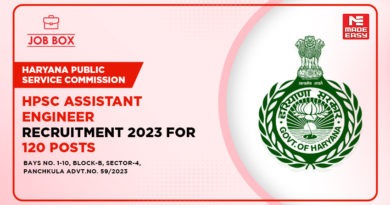 HPSC Recruitment 2023 for Assistant Engineer