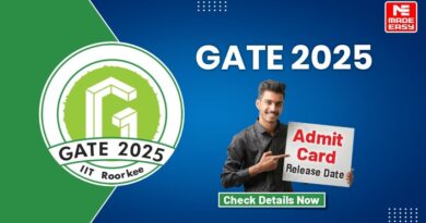 GATE 2025 Admit Card Release Date Check Details Now